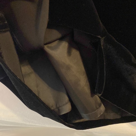 L'Altra Moda Black Dress Polka Dot Mesh Vintage 90 Velvet Cocktail Holiday - Picture 7 of 7